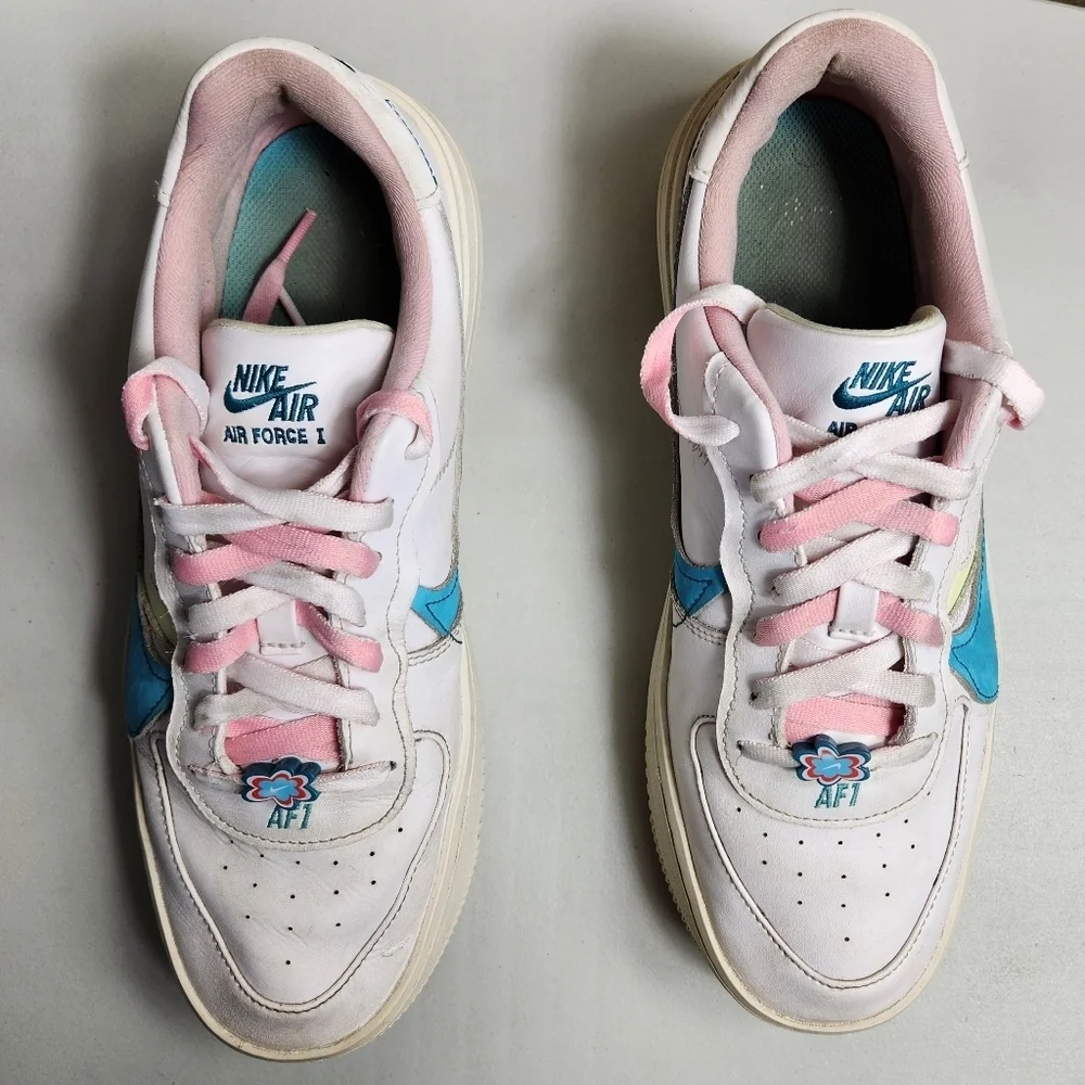 Nike Womens |11| AF1 PLT.AF.ORM White/Pastel/DZ5197-100